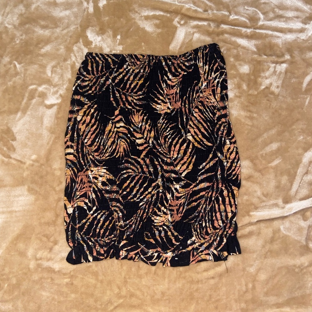 Windsor print mini skirt